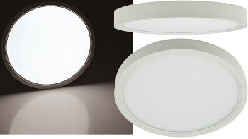 LED Deckenleuchte "Santano 18n" - Ø 22,5cm, 18W, 1810lm, 4200K neutralweiß