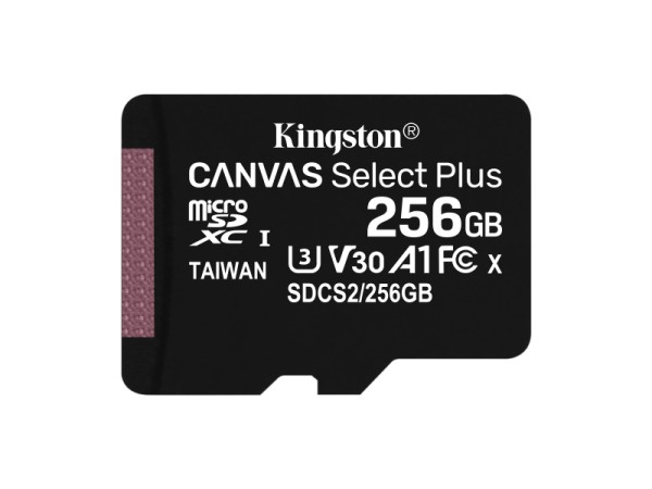 Kingston MicroSDXC 256GB Canvas Select Plus SDCS2/256GBSP