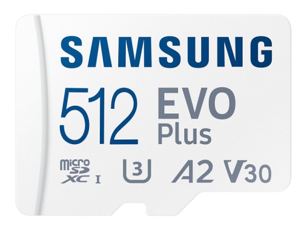 Samsung EVO PLUS microSD 512GB 2024 inkl. SD MB-MC512SA/EU