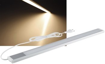 LED Unterbauleuchte "Comprido 600" - 230V, 10W, 1280lm, 60cm, 3000K warmweiß