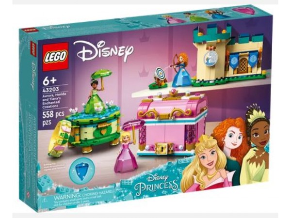 LEGO Disney Princess - Auroras, Meridas und Tianas Zauberwerke 43203