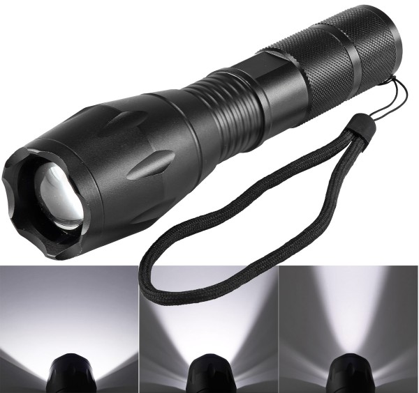 LED-Taschenlampe "CTL10 Zoom" 10W / ØxL 136x37mm, Zoomfunktion, 350 Lumen