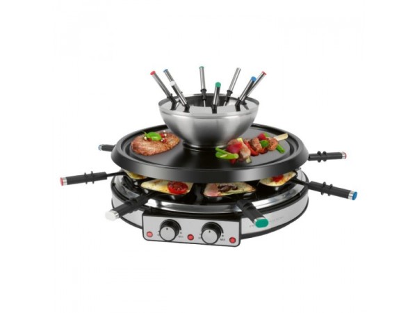 ProfiCook 2in1 Raclette-/Fonduekombination PC-RG/FD 1245