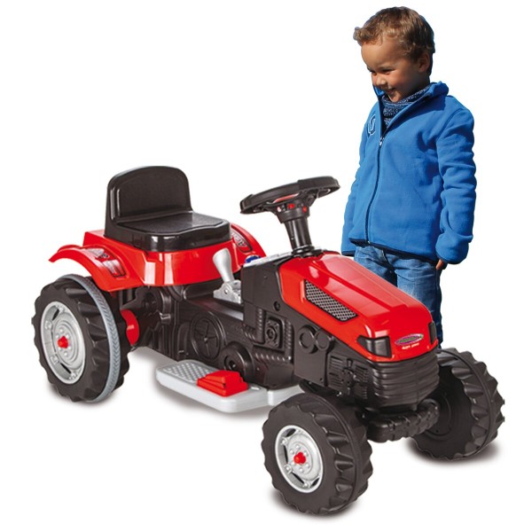 Elektro Kinderfahrzeug Traktor Strong Bull rot 6V