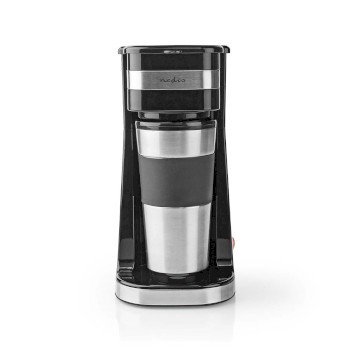 Kaffeemaschine | Filter Kaffee | 0.4 l | 1 Tassen | Schwarz / Silber