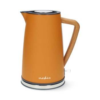 Wasserkocher | 1.7 l | Soft-Touch | Orange | Um 360 Grad drehbar | Verdecktes Heizelement | Strix® C