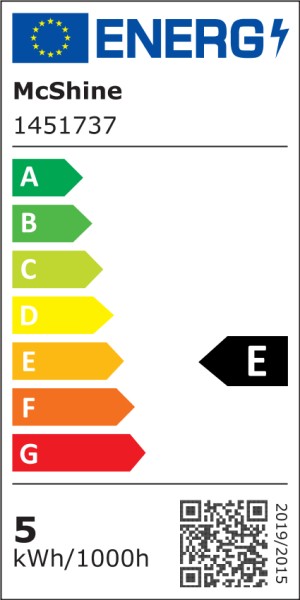 LED-Einbauleuchte McShine ''EL-313'' 4,5W, 450Lumen, 3000K, warmweiß, 10er-Pack