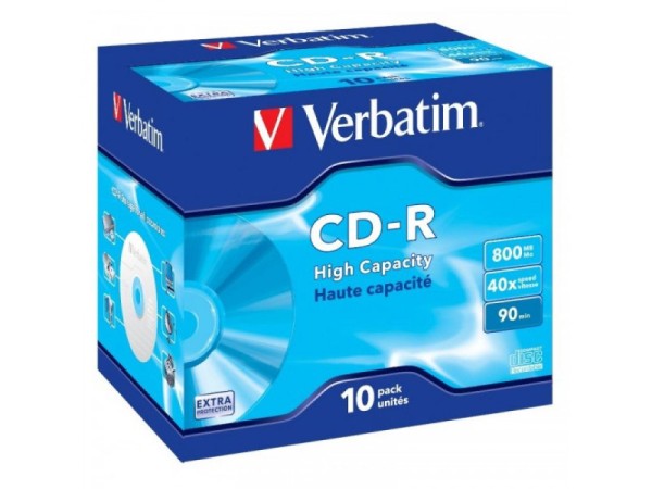 CD-R 90 Verbatim 40x DL 10er Jewel Case 43428