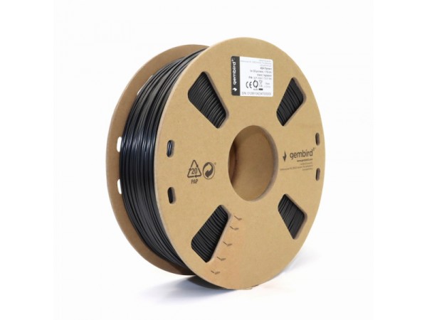 Gembird ASA-Filament Black 1,75mm 3DP-ASA1.75-01-BK